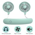 thumbnail image 4 of Ventilador cuello USB Bsvklp Perezoso 1200mAh verde, 4 of 9