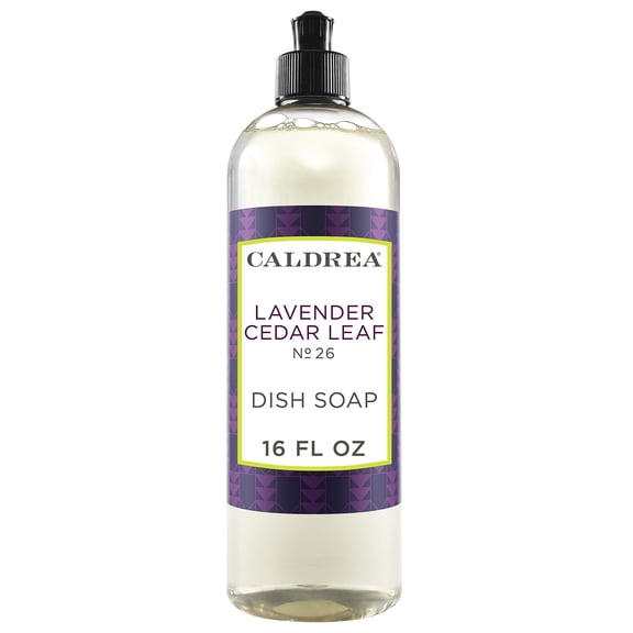 caldrea dish soap, lavender cedar leaf, 16 oz