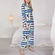 thumbnail image 3 of Balery Bulldog Friend Conjunto de Pijama con Estampado para Mujer, Conjunto de Dos Piezas con Manga Larga, Ropa de Dormir Suave con Bolsillos, Pijamas Cómodos-Small, 3 of 7