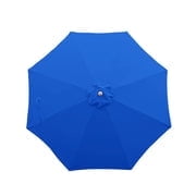 9ft Market Patio Umbrella 8 Rib Replacement Canopy Royal Blue