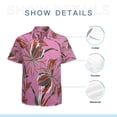 thumbnail image 7 of High Quality Hawaiian Shirts for Men Short Sleeve Aloha Beach Shirt Floral Summer Casual Button Down Shirts Blouses 8NNRLS, 7 of 7