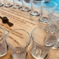 thumbnail image 4 of 18 Glass Shot Glass Roulette Board, Shot Roulette Game With Spinner, Drinking For S Parties, Fun Party Game Set Includes 18 Shot Glasses, Ideal For Bachelor, 4 of 6