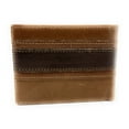 thumbnail image 4 of Western Genuine Leather Mens Metal Concho Bifold Short Wallet in Multi Emblem, 4 of 4
