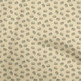 thumbnail image 1 of oneOone Tissu Viscose Georgette Jaune Rétro Minimal Burger Matériel de Robe Tissu Imprimé Tissu au Mètre 42 Pouces de Large, 1 of 5