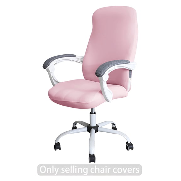 AUQ 2026 New Office Chair Cover,Equipped with Zipper Computer Chair Cover,Lovely Muted Colors Office Chair Covers,23*18*3Cm