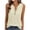 Beige, variant on Tqcoqu Womens Tank Tops Waffle Knit Sleeveless Henley Shirts,2026 Summer Loose Button Up V Neck Dressy Casual Tops Clothes,Beige Women's S-XXL