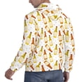 thumbnail image 3 of Hoodies for Men - Beer Bottles Long Sleeve Comfrt Men'S Fashion Hoodies & Sweatshirts, Sweatshirts for Men Hoodies Pullover Clothing Clothes with Pouch, 3 of 7