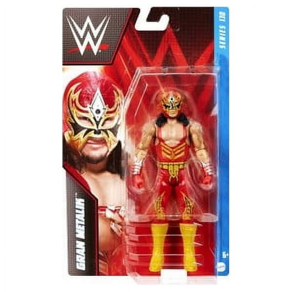 WWE Gran Metalik Action Figure, 6-inch Collectible for Ages 6 Years Old & Up
