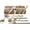 4, variant on Korean Made Traditional Utensil Chopstick Set Flatware Champagne Gold Stainless Steel Spoon & Chopsticks Comfortable Grip Stocking Stuffer