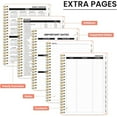thumbnail image 2 of 2026-2027 Monthly Planner, jun 2026 - jul 2027,large planner 2026-2027  Large Size Agenda, Calendar, 12 Month Tabs, Flexible Plastic Cover, 100 GSM Thick Paper,, 2 of 4