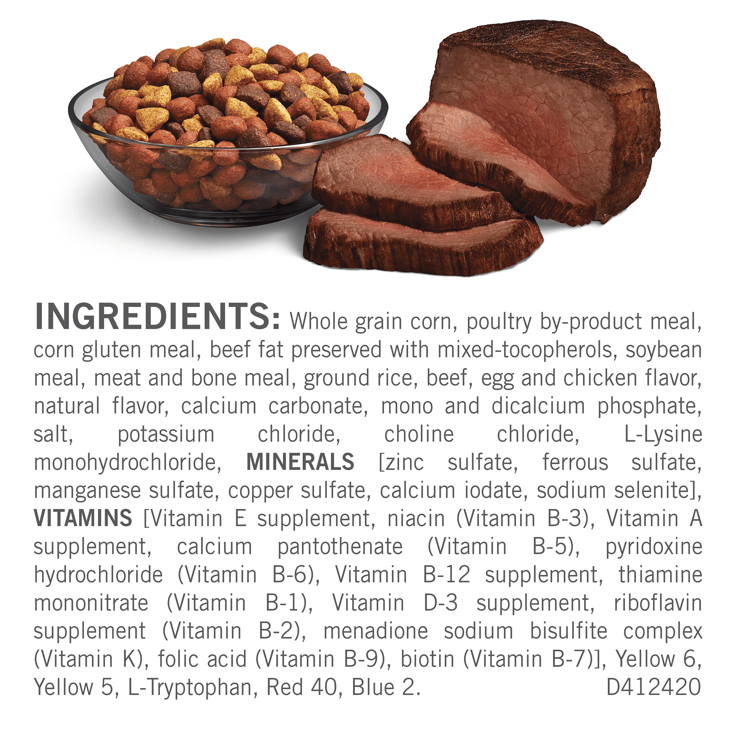 dog chow complete adult with real beef dry dog food