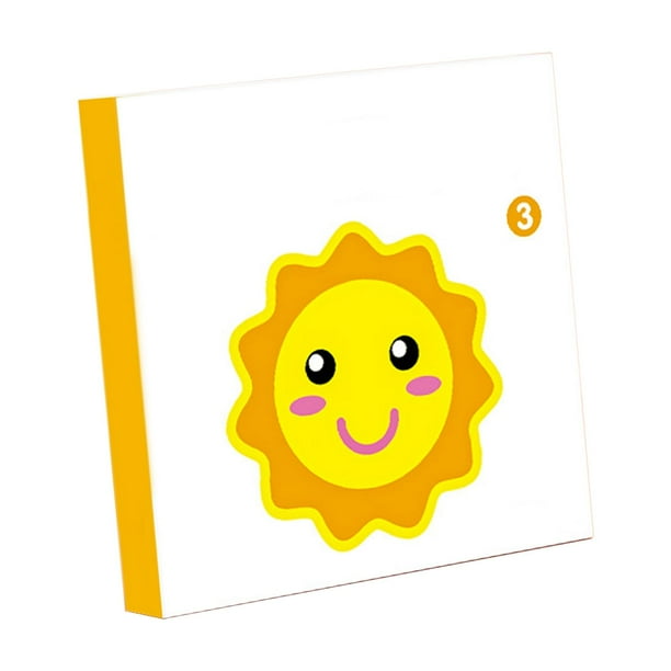 Tarjetas Flash de desarrollo de bebé , tarjetas Flash de regalos para bebés recién nacidos, juguetes sensoriales de estimulación Tarjetas Visuales C Macarena Tarjetas