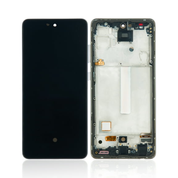Replacement OLED Assembly With Frame Compatible For Samsung Galaxy A52 5G (A526 / 2021) / A52S 5G (A528 / 2021) (Aftermarket Plus) (Awesome White)