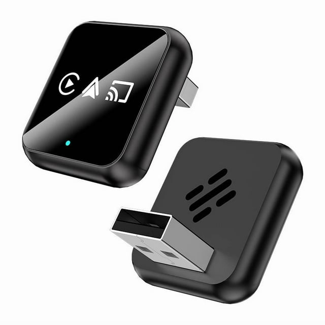 Universal CarPlay Wireless Adapter for iOS and Android Auto with Aluminum Alloy Build and Low-Latency Dual-Band Wi-Fi