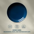 thumbnail image 4 of Corelle Stoneware 4-Piece Set of 30 oz Pasta Bowls, Service for 4, Navy Blue, 4 of 9