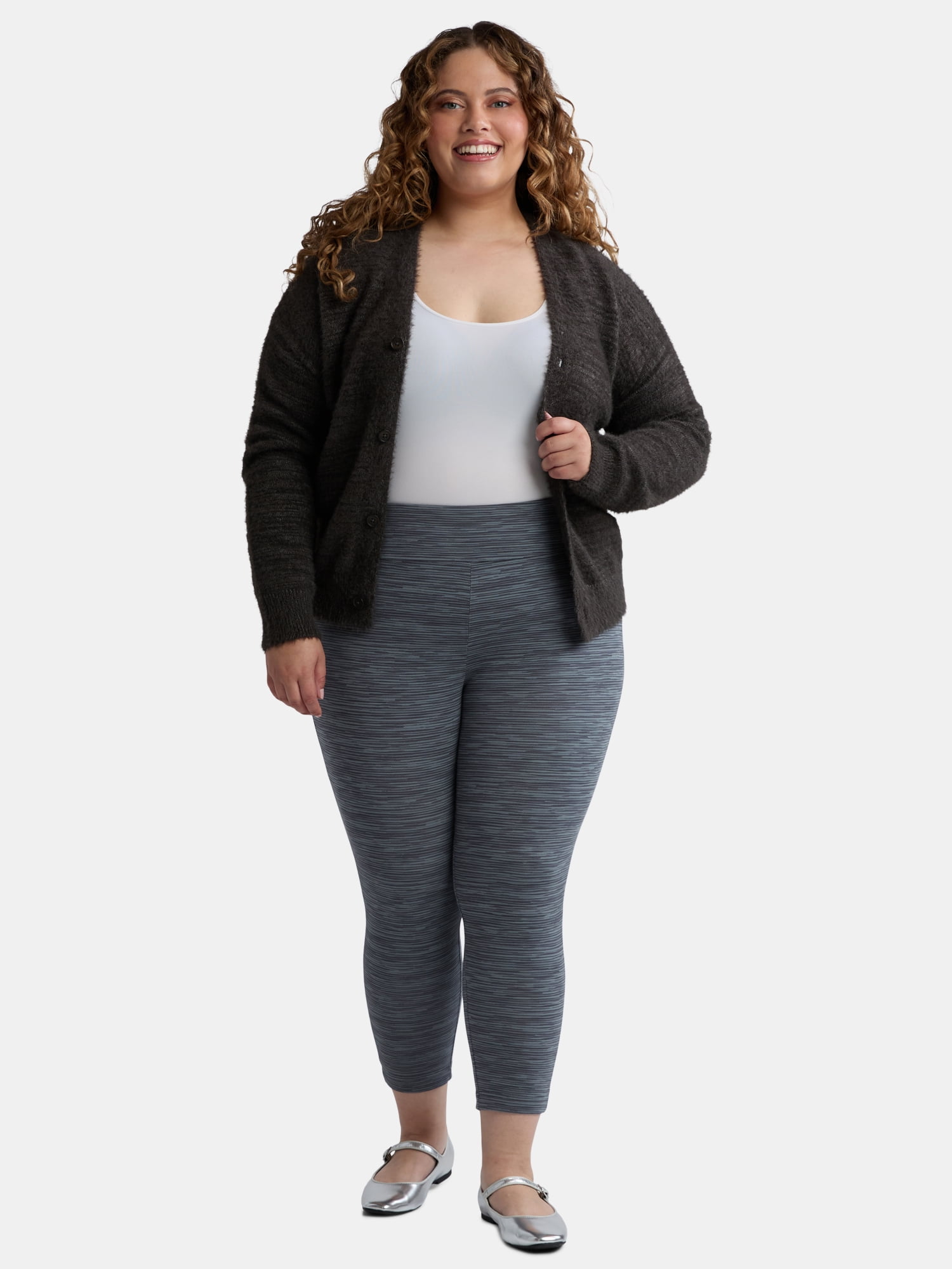 Women's Plus Size Capri Legging, Sizes 0X-4X - image 5