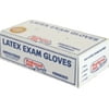 Latex Exam Gloves, Non Sterile Powdered, Medium 100 ea