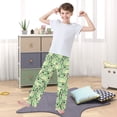 thumbnail image 5 of Cute Frog Cartoon Pajama Pants Soft Lightweight Lounge Pants Bottoms Sleep Pants Warm Comfy, 5 of 9