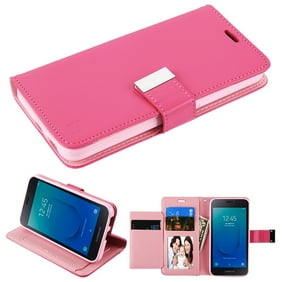 For Samsung Galaxy J2 15 Case By Insten Stand Folio Flip Leather Card Slot Wallet Flap Pouch Case Cover For Samsung Galaxy J2 15 Walmart Com Walmart Com