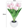 thumbnail image 6 of Kripyery LED Night Light Real Touch Creative Six Branches Tulips Potted Artificial Flower Bedside Lamp Wedding Living Room Home Decoration, 6 of 8