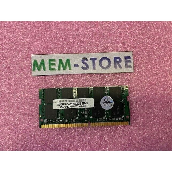 32GB DDR4 2933MHz ECC SODIMM Kingston KSM29SED8/32ME Equivalent Memory Upgrade (3rd Party)