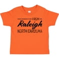 thumbnail image 3 of Inktastic From Raleigh North Carolina in Black Distressed Text Boys or Girls Toddler T-Shirt, 3 of 5