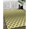 thumbnail image 3 of Ahgly Company Machine Washable Indoor Rectangle Transitional Mustard Yellow Area Rugs, 8' x 12', 3 of 7