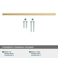 thumbnail image 5 of Amerock Merced 12-5/8 inch (320mm) Center-to-Center Champagne Bronze Cabinet Pull, 5 of 7