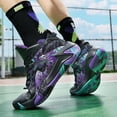 thumbnail image 6 of Unisex Low-Top Basketball Shoes Breathable Knit Upper Cushioned Grippy Rubber Outsole, 6 of 8
