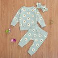 thumbnail image 2 of Newborn Infant Baby Girl Clothes Set Long Sleeve Sweatshirts Tops Pants Outfits Clothing Gifts, 2 of 5