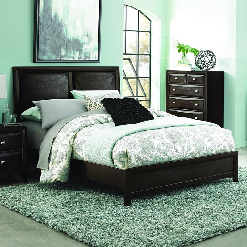 Homelegance Summerlin Platform Bed in Espresso (California King