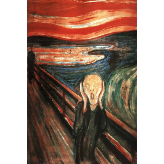 The Scream of Nature Edvard Munch Art Print Poster 24x36