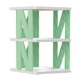 thumbnail image 2 of AuroraX Stackable Shoe Rack Narrow 3 Tier Small Tower Shoe Rack Organizer Free Standing Green Sturdy Corner Space-Saving Shoe Storage Organizer for Closet,Entryway,Door, 2 of 6