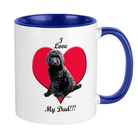 

CafePress - Black Golden Doodle Love Dad Mug - Ceramic Coffee Tea Novelty Mug Cup 11 oz