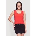 thumbnail image 2 of Women's Grommet Detail Scoop Neck Tank Top, 2 of 4