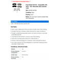 thumbnail image 2 of Front Brake Pad Set - Compatible with 2020 - 2021 Mercedes-Benz Sprinter 1500, 2 of 2