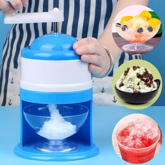 Portable Hand Crank Manual Ice Shaver Crusher Shredding Snow Maker Machine Canner Pressure Cooker for Canning