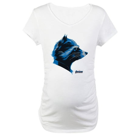 

CafePress - Avengers Endgame Rocket Maternity T Shirt - Cotton Maternity T-shirt Cute & Funny Pregnancy Tee