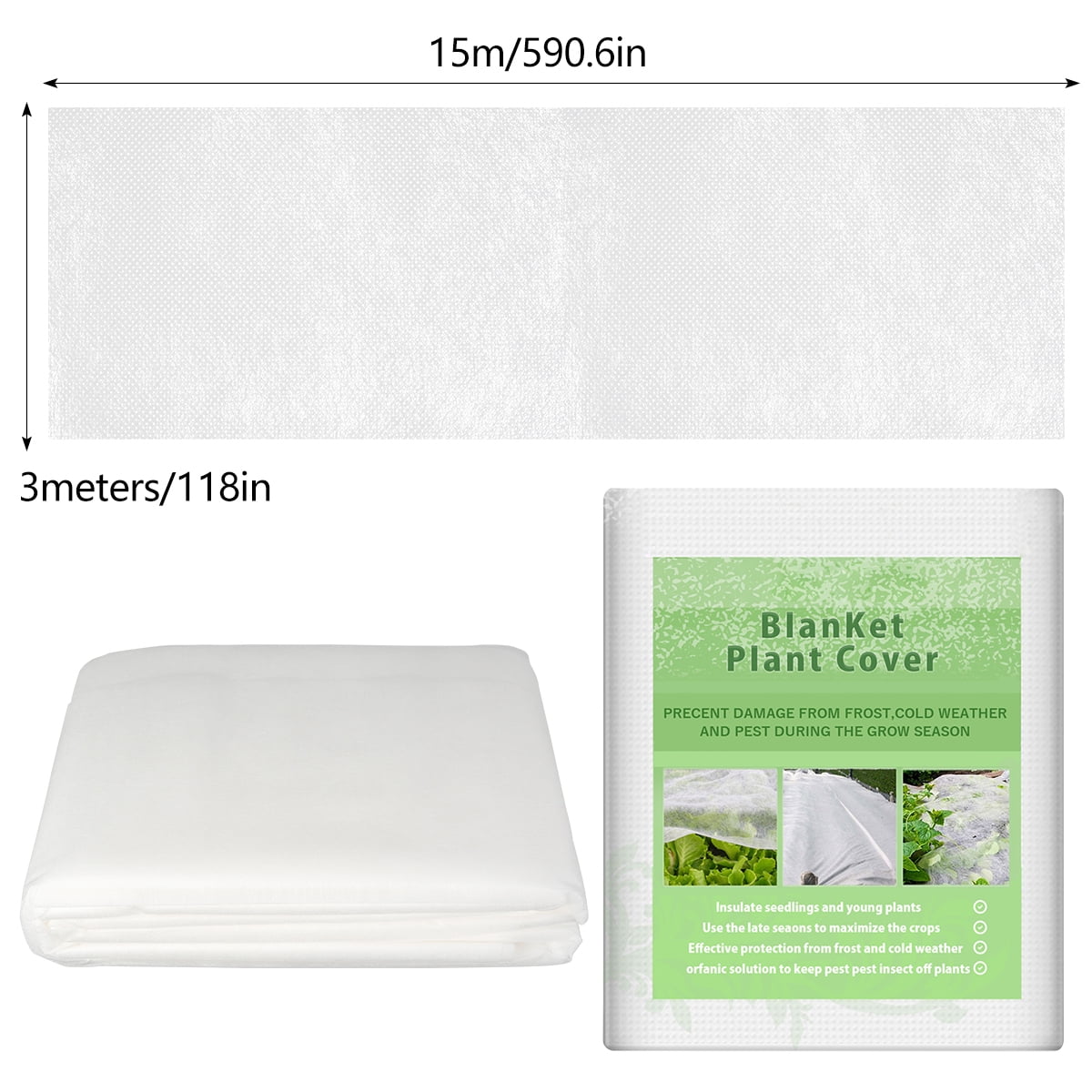 Garden Plant Blanket Large Garden Fleece Frost Protection Plant Covers