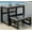 Gray, variant on 3-in-1 Step Stool for Adults Kids, Waterproof Heavy Duty Bed Step with Small Stackable Chair, All Weather Compact Portable Foot Stool for Kitchen Bathroom Bedroom Indoor Outdoor, Black
