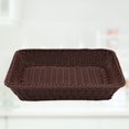 thumbnail image 3 of Joernso Storage Basket Versatile Tasteless Eco-friendly Rattan Rectangular Picnic Basket for Supermarket, 3 of 8