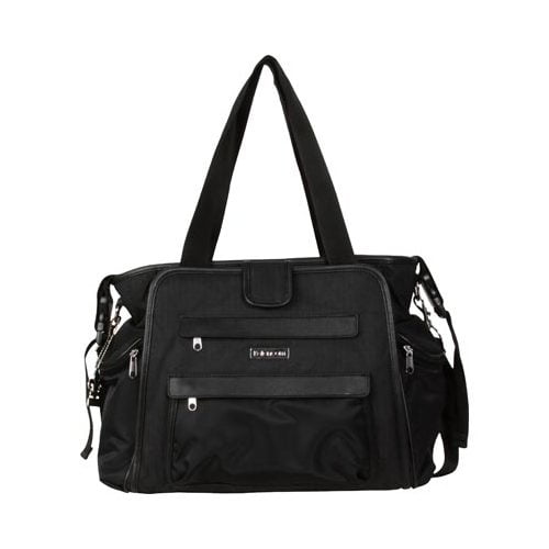 Kalencom Featherweight Quilted Nylon Nola Tote Diaper Bag in Black ...