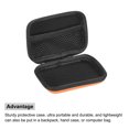 thumbnail image 4 of Unique Bargains Portable Storage Carrying Bag Orange 4.33 x 2.95 x 1.57 Inch, 4 of 5