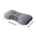 thumbnail image 2 of Cervical Neck Pillow – Contoured Orthopedic Memory Foam Pillow for Neck & Spine Support, Breathable Massage Design (2 Pack), 2 of 3