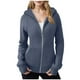 thumbnail image 1 of Puntoco Blusa Con Capucha Y Bolsillos De Manga Larga Con Cuello Con Cremallera Para Mujer, 1 of 5
