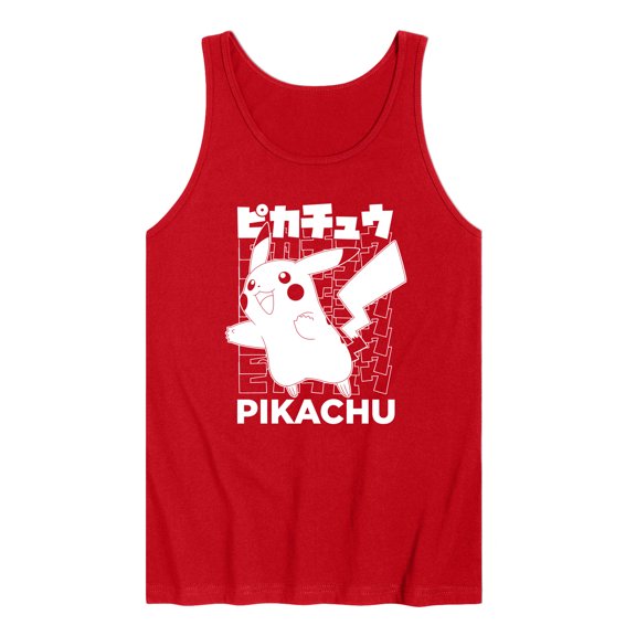 Pokémon - Pikachu Kanji - Men's Sleeveless Graphic Tank