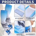 thumbnail image 3 of pares de mangas de protección solar para hombre, mangas de seda de hielo para verano, mangas protectoras para brazos anti-ultravioleta para ciclismo, 3 of 5