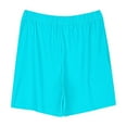 thumbnail image 5 of AJTQTH Girls Boys Kids Shorts Elastic Waist Trunks Solid Color Short Pants with Pockets Summer Knee Length Wide-Leg Clothes Outfits Light Blue 5 Years, 5 of 5