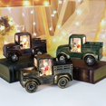 thumbnail image 2 of Navidad retro coche noche luz LED mesa decoración iluminación Navidad decoración, bronce, 2 of 5
