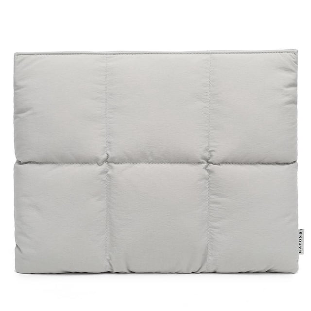 13-14 Inch Puffy Laptop Sleeve, Quilted Puffer Carrying Case with Magnetic Closure and Waterproof Design